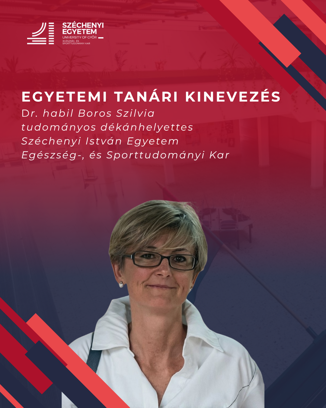 Dr. habil Boros Szilvia egyetemi tanári kinevezés Dr. habil Boros Szilvia egyetemi tanári kinevezés